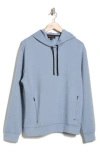 Truth Scuba Zip Pocket Hoodie In Gray