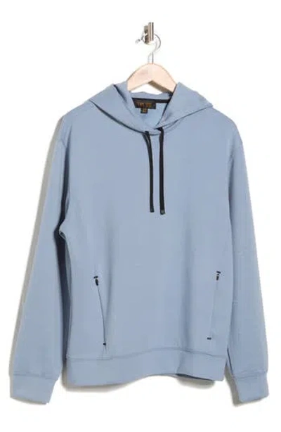 Truth Scuba Zip Pocket Hoodie In Gray