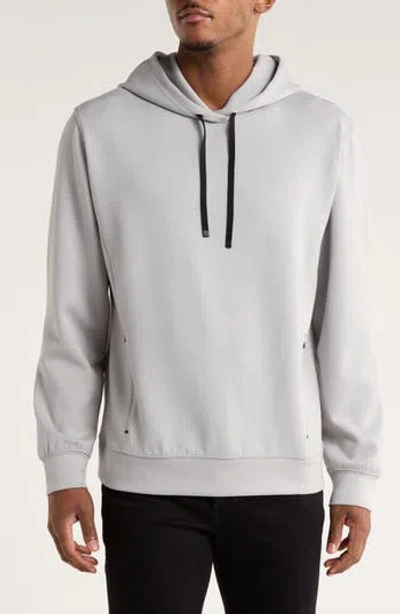 Truth Scuba Zip Pocket Hoodie In Gray