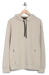 Truth Scuba Zip Pocket Hoodie In Neutral