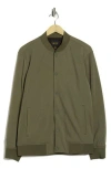 Truth Snap Button Bomber Jacket In Green