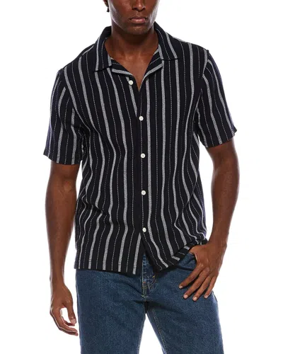 Truth Striped Shirt In Navy