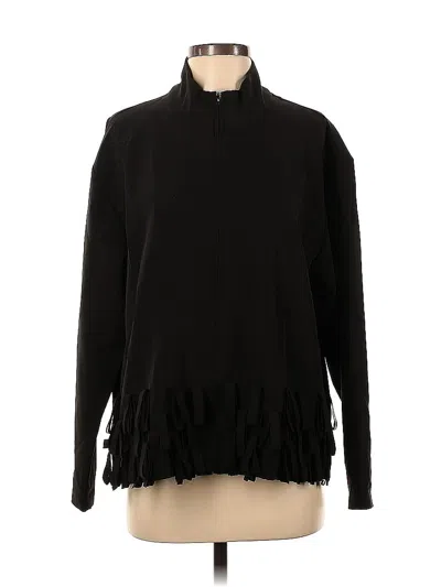 Pre-owned Truth + Style Fleece Jacket In Black