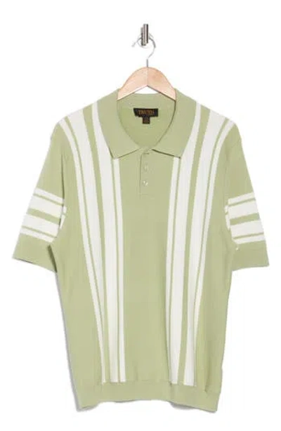 Truth Vertical Stripe Sweater Polo
