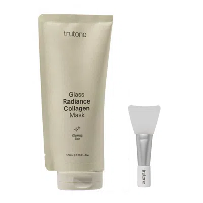 Trutone Beauty Neutrals Glass Radiance Collagen Mask + Bamboo Applicator