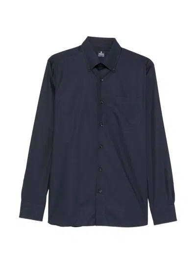 Truzzi Button-down Collar Shirt In Blue