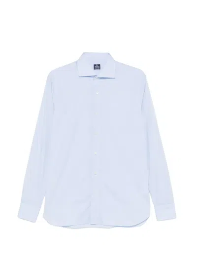 Truzzi Buttoned Long-sleeve Shirt In Blue