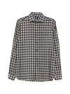 Truzzi Gingham-check Long-sleeve Shirt In Multi