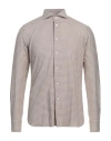 Truzzi Man Shirt Beige Size 15 ¾ Cotton In Beige