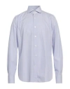 Truzzi Man Shirt Blue Size 17 ½ Cotton In Blue
