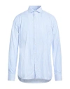 Truzzi Man Shirt Light Blue Size 16 ½ Cotton In Blue
