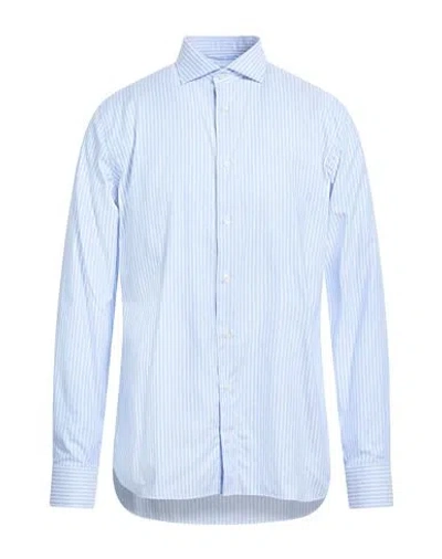 Truzzi Man Shirt Light Blue Size 16 ½ Cotton