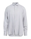 Truzzi Man Shirt Light Grey Size 17 ½ Cotton