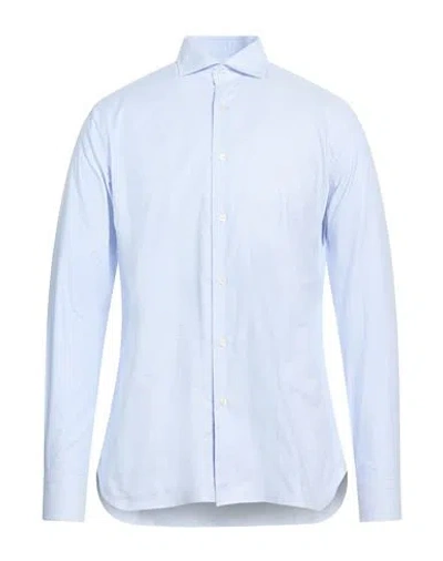 Truzzi Man Shirt Sky Blue Size 15 ¾ Cotton