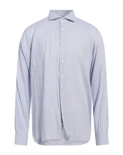 Truzzi Man Shirt Sky Blue Size 17 ½ Cotton