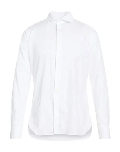 Truzzi Man Shirt White Size 16 Cotton