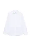 Truzzi 플리츠 빕 셔츠 In White