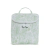 Trvl Design Bunny Toile Insulated Lunch Bag In Green