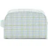 Trvl Design Classic Plaid Dopp Kit In Green