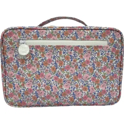 Trvl Design Garden Floral Hanging Toiletry Bag In Pink