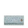 Trvl Design Hamptons Floral Jewelry Wallet In Blue
