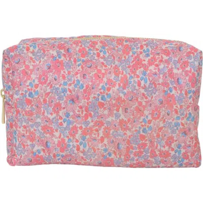 Trvl Design Marseille Puffer Cosemetic Bag In Pink