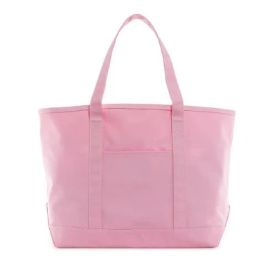 Trvl Design Peony Coated Canvas Maxi Tote In Pink