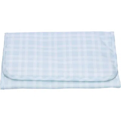 Trvl Design Pimlico Plaid Changing Pad In Blue
