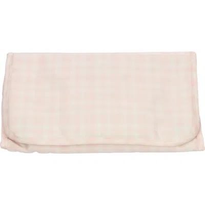 Trvl Design Pimlico Plaid Changing Pad In Pink
