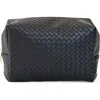 Trvl Design Woven Jet Cosmetic Bag In Black