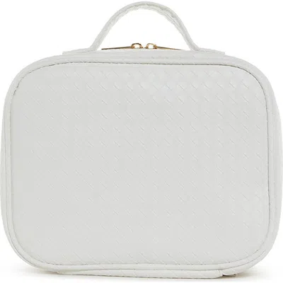 Trvl Design Woven Makeup Bag In White