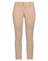 Try Me Woman Pants Sand Size 10 Cotton, Polyamide, Elastane In Beige