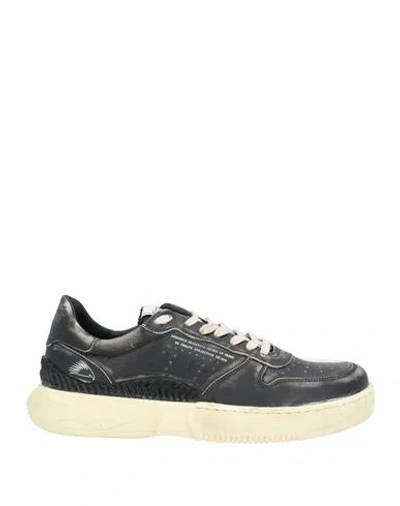 Trypee Man Sneakers Black Size 9 Leather