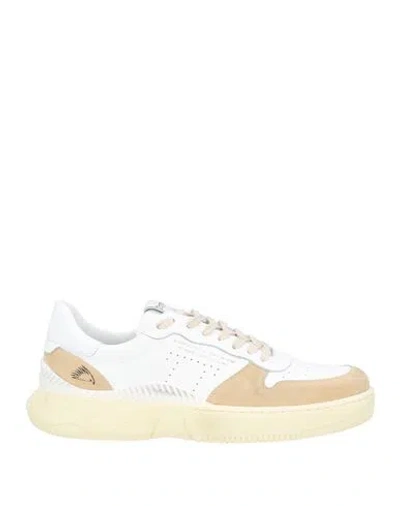 Trypee Man Sneakers Sand Size 12 Leather In Beige