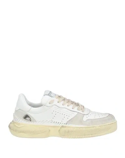 Trypee Man Sneakers White Size 8 Leather