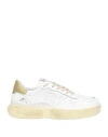 Trypee Woman Sneakers White Size 8 Leather In White