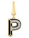 Tryyst 18kt Yellow Gold Alphabet P Diamond Charm In Gold