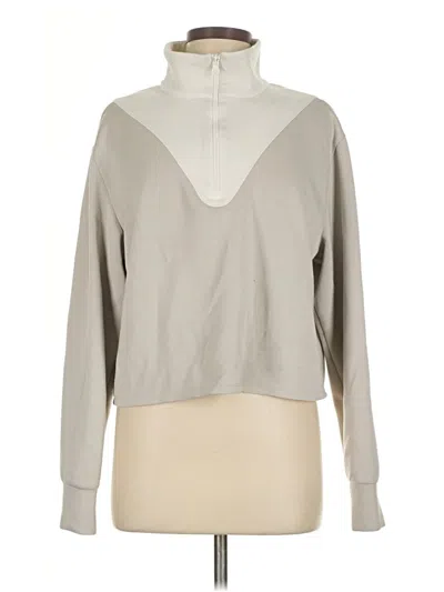 Pre-owned T/s By Thrive Pullover Sweater In Gray