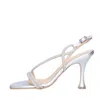 Tsakiris Mallas Sandals Silver In Argento Chiari E Naturali