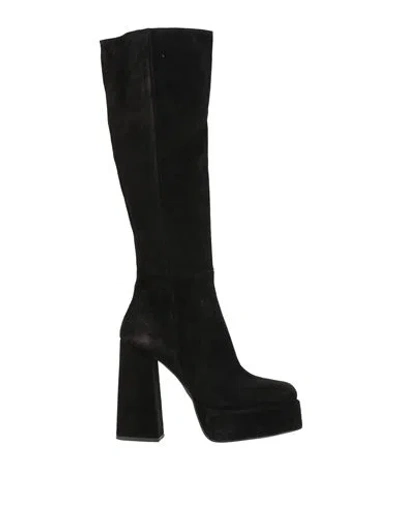 Tsakiris Mallas Woman Boot Black Size 8 Textile Fibers