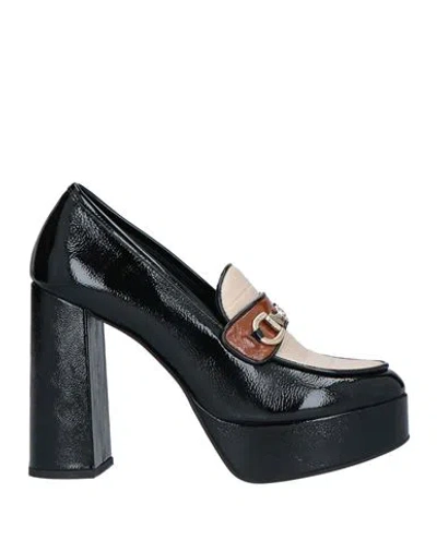Tsakiris Mallas Woman Loafers Black Size 8 Leather