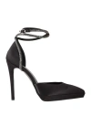 Tsakiris Mallas Woman Pumps Black Size 8 Textile Fibers In Black