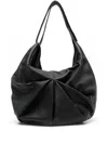Tsatsas Black Sacar Leather Shoulder Bag In Black
