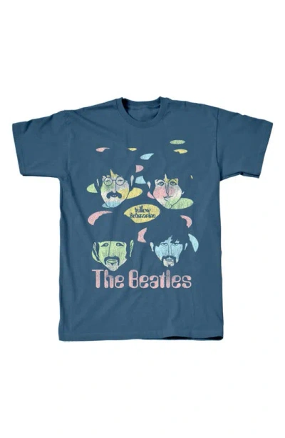 Tsc Miami Beatles Heads Graphic T-shirt In Indigo Blue