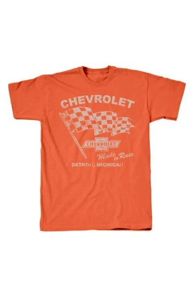 Tsc Miami Chevrolet Made To Race Cotton Graphic T-shirt In Orange