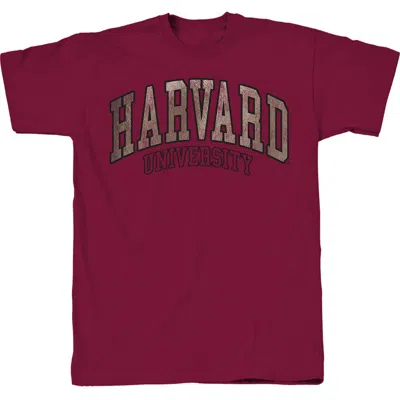 Tsc Miami Harvard Foiled Arch Graphic Print T-shirt In Garnet