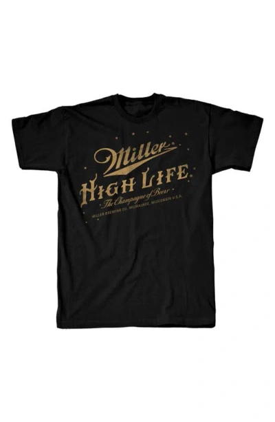 Tsc Miami Miller High Life Cotton Graphic T-shirt In Black