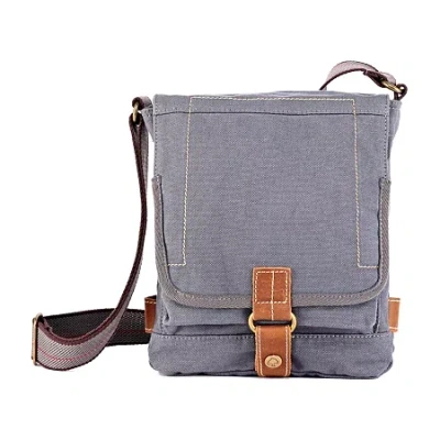 Tsd Brand Atona Classic Flap Crossover Messenger Bag In Blue