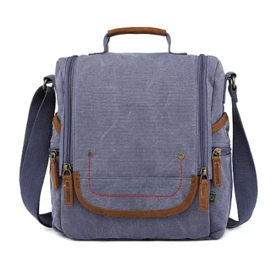 Tsd Brand Atona Traveler Crossbody Messenger Bag In Blue