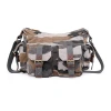 Tsd Brand Camo Messenger Bag In Gray